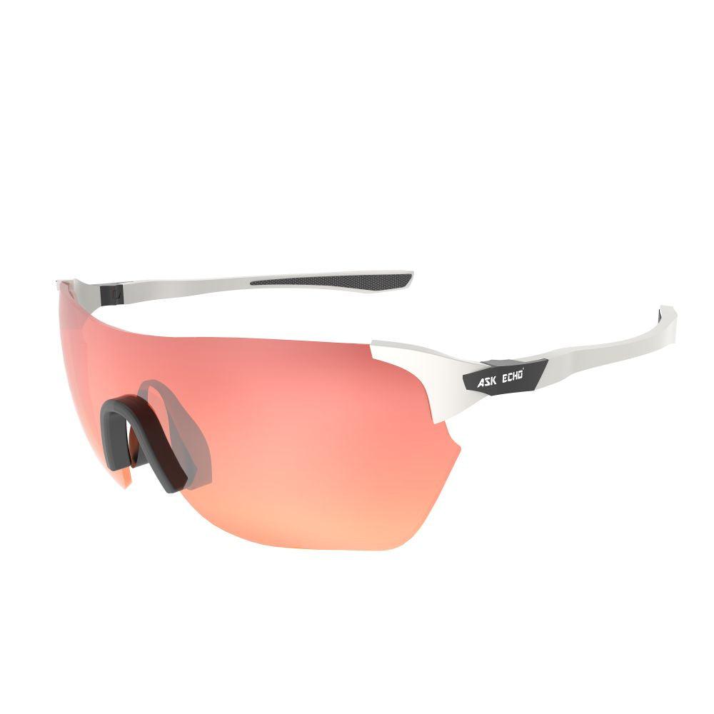 Ask Echo Golf No Frame White Leg Sunglasses / Revo Red