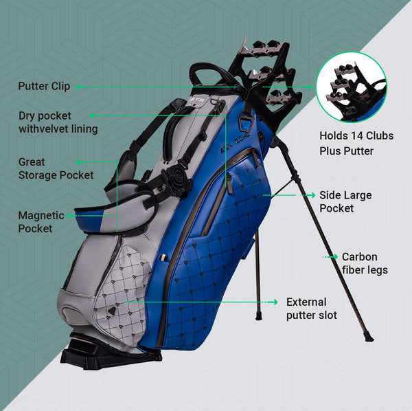 Ask Echo T-LOCK Pro Hybrid Stand Bag / Navy