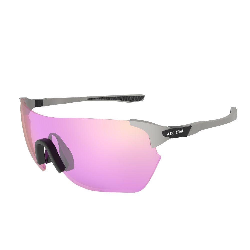 Ask Echo Golf No Frame White Leg Sunglasses / Pink