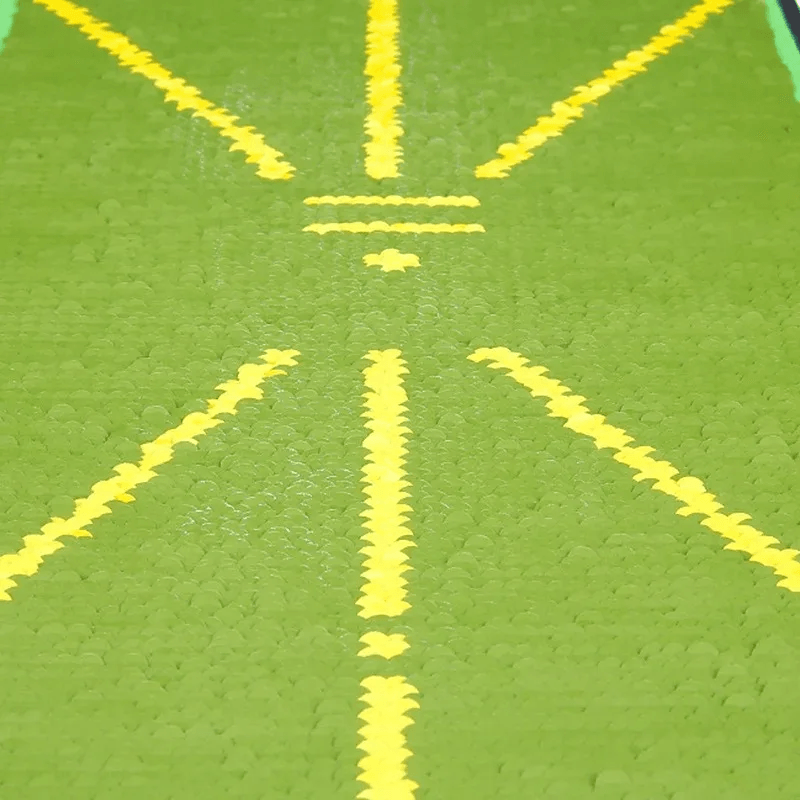 Golf Swing Practice Mat Displays Trajectory for Beginners Indoor Outdoor Trajectory Assistance for Detecting