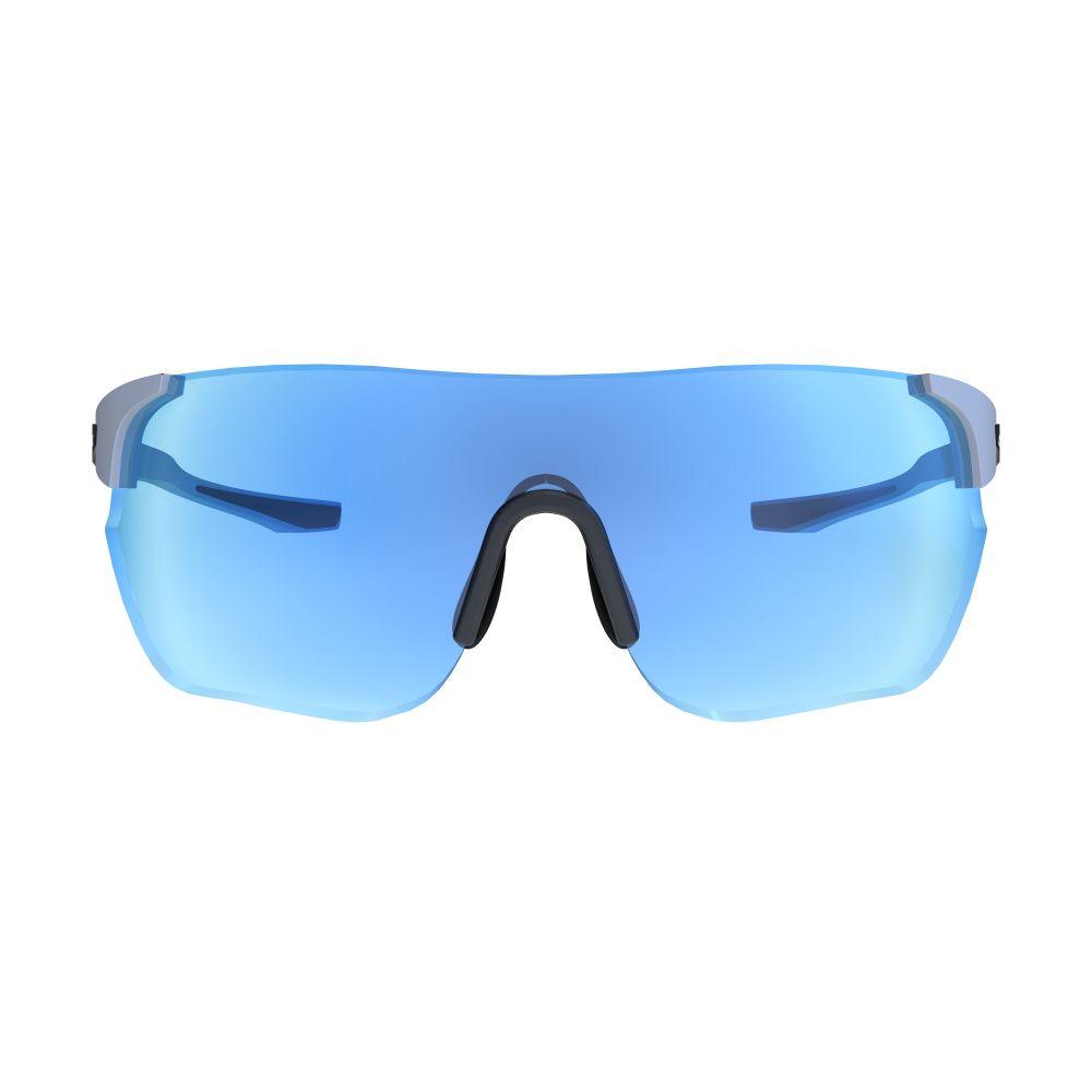 Ask Echo Golf No Frame White Leg Sunglasses / Revo Blue