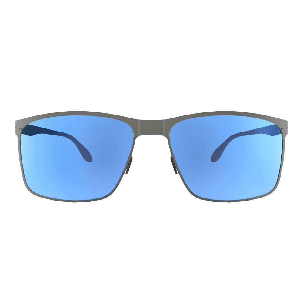 Ask Echo Golf Gunmetal Frame Sunglasses / Revo Blue