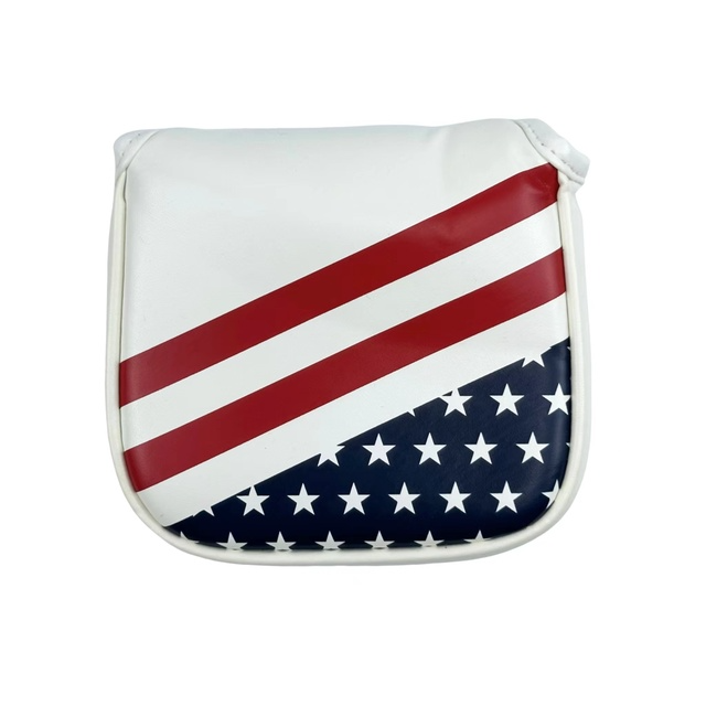USA Star Pattern Golf Putter Head Cover PU Leather
