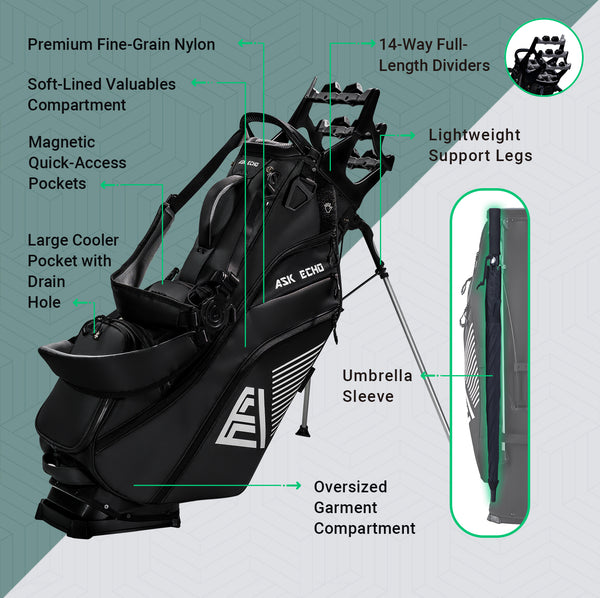 Ask Echo T-LOCK Hybrid Stand Bag  / Black