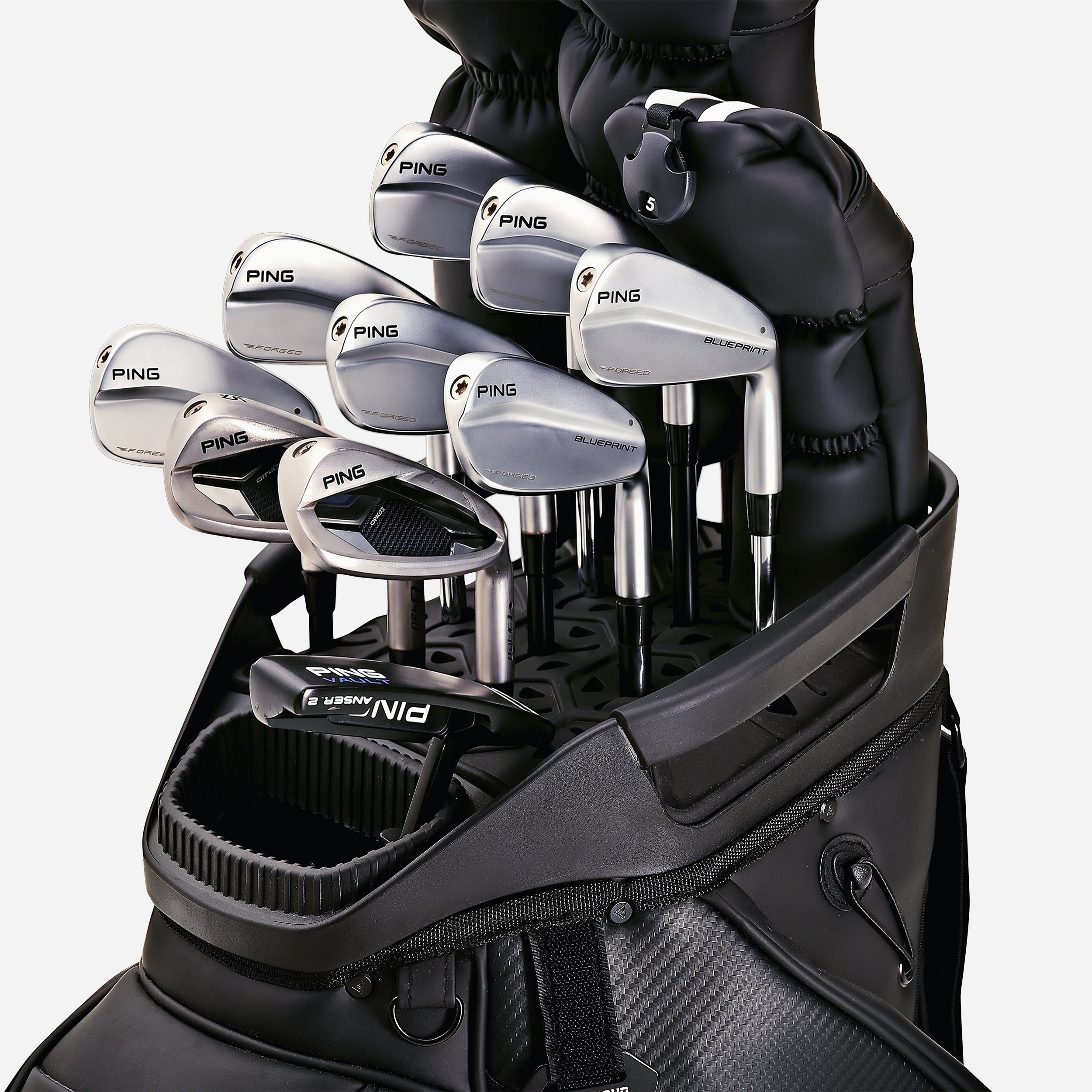 Ask Echo SLC-130LE Luxury 15 Way Full Length Dividers Golf Cart Bag