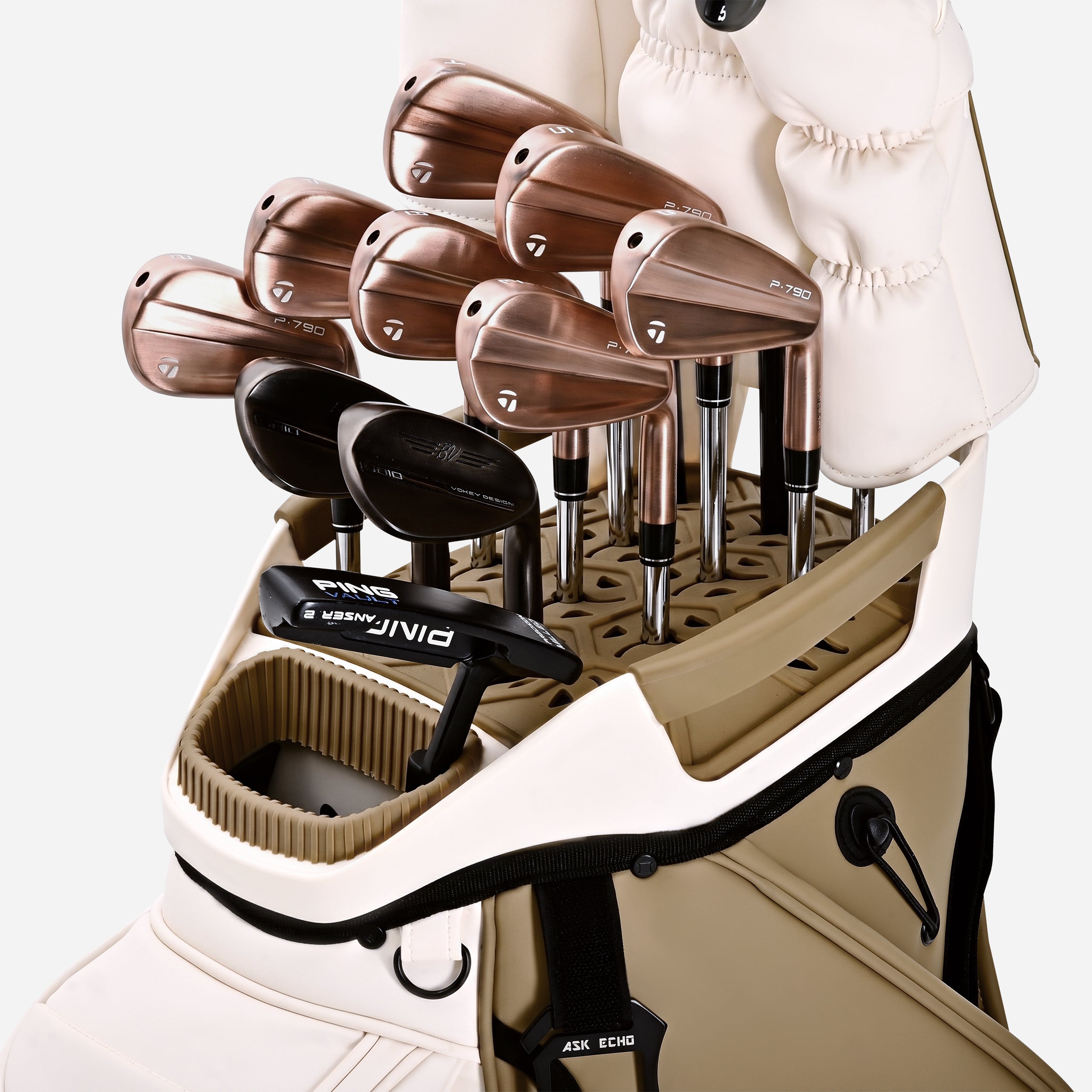 Ask Echo SLC-130LE Luxury 15 Way Full Length Dividers Golf Cart Bag