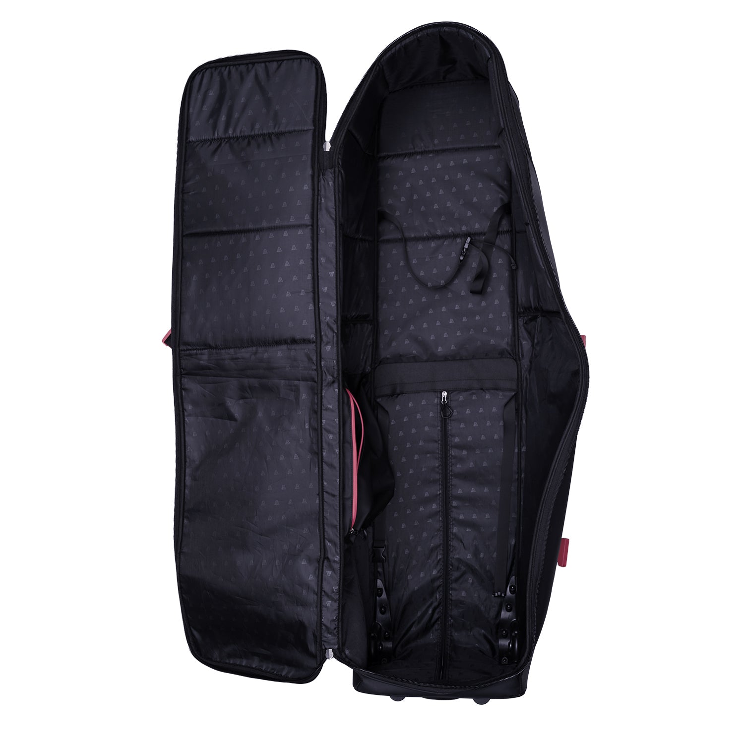 ASK ECHO 2025 Outdoors Golf Travel Bag Soft-Sided with Wheels / Black