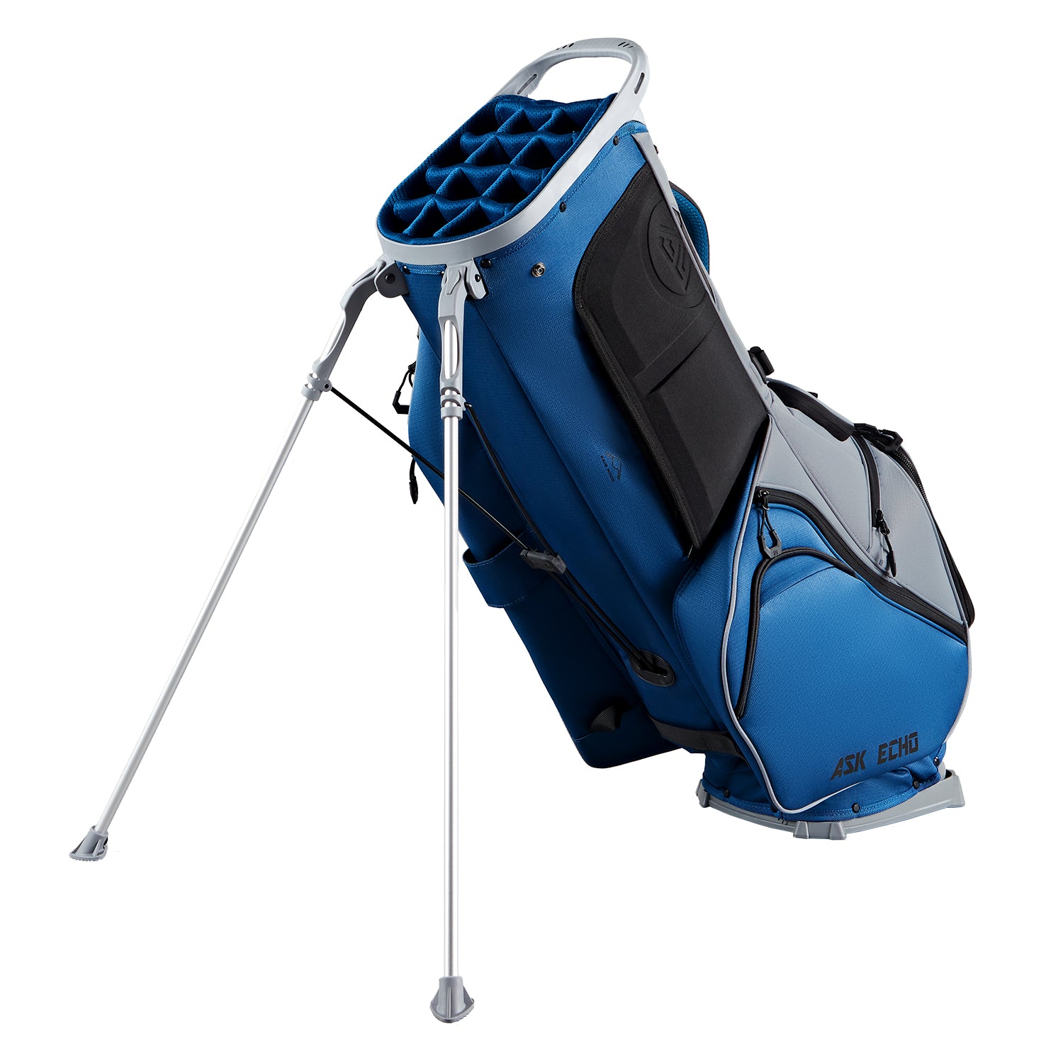 Ask Echo 2025 ST-14 Way Full Length Dividers Hybrid Stand Bag / NavyGrey
