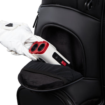 Ask Echo 2025 Prestige-14 Way Full Length Hybrid Leather Stand Bag / Black