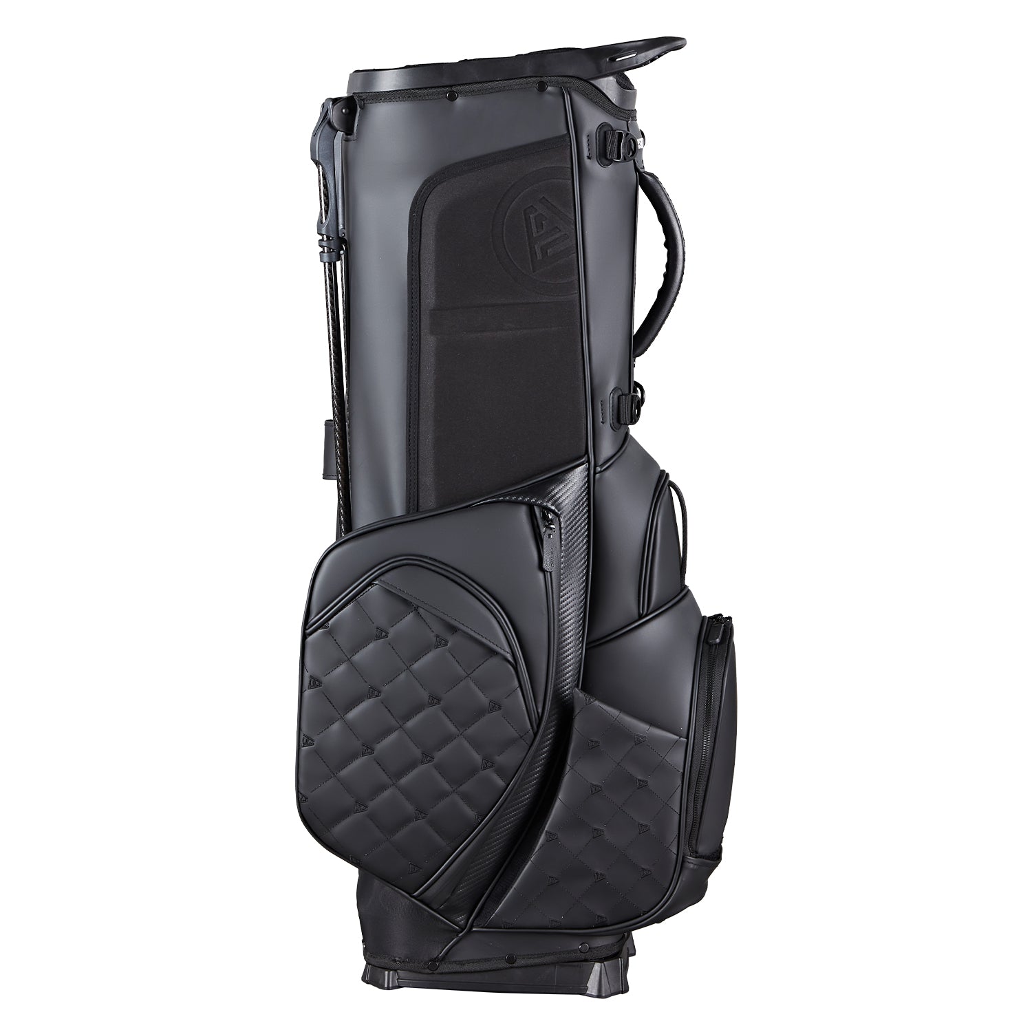Ask Echo 2025 Prestige-14 Way Full Length Hybrid Leather Stand Bag / Black