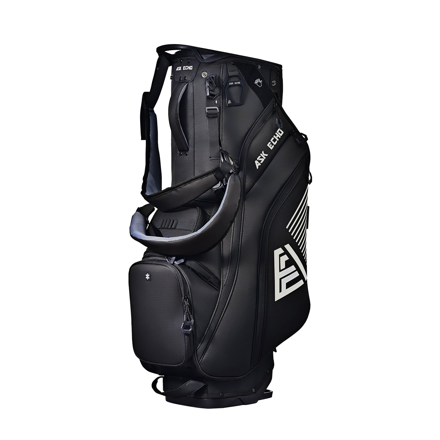 Ask Echo 2025 ST-LOCK Mecha 14 Way Dividers Quiet Hybrid Stand Bag / Black