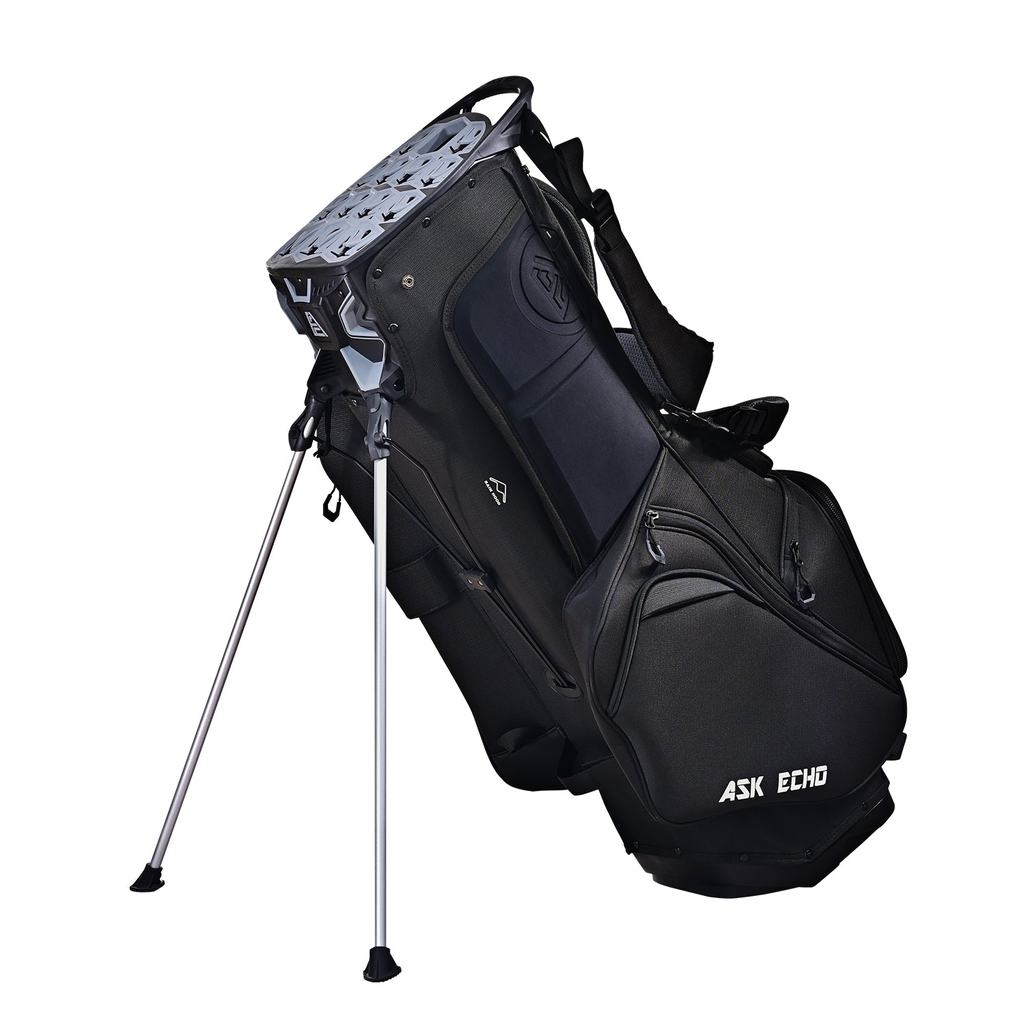 Ask Echo 2025 ST-LOCK Mecha 14 Way Dividers Quiet Hybrid Stand Bag / Black