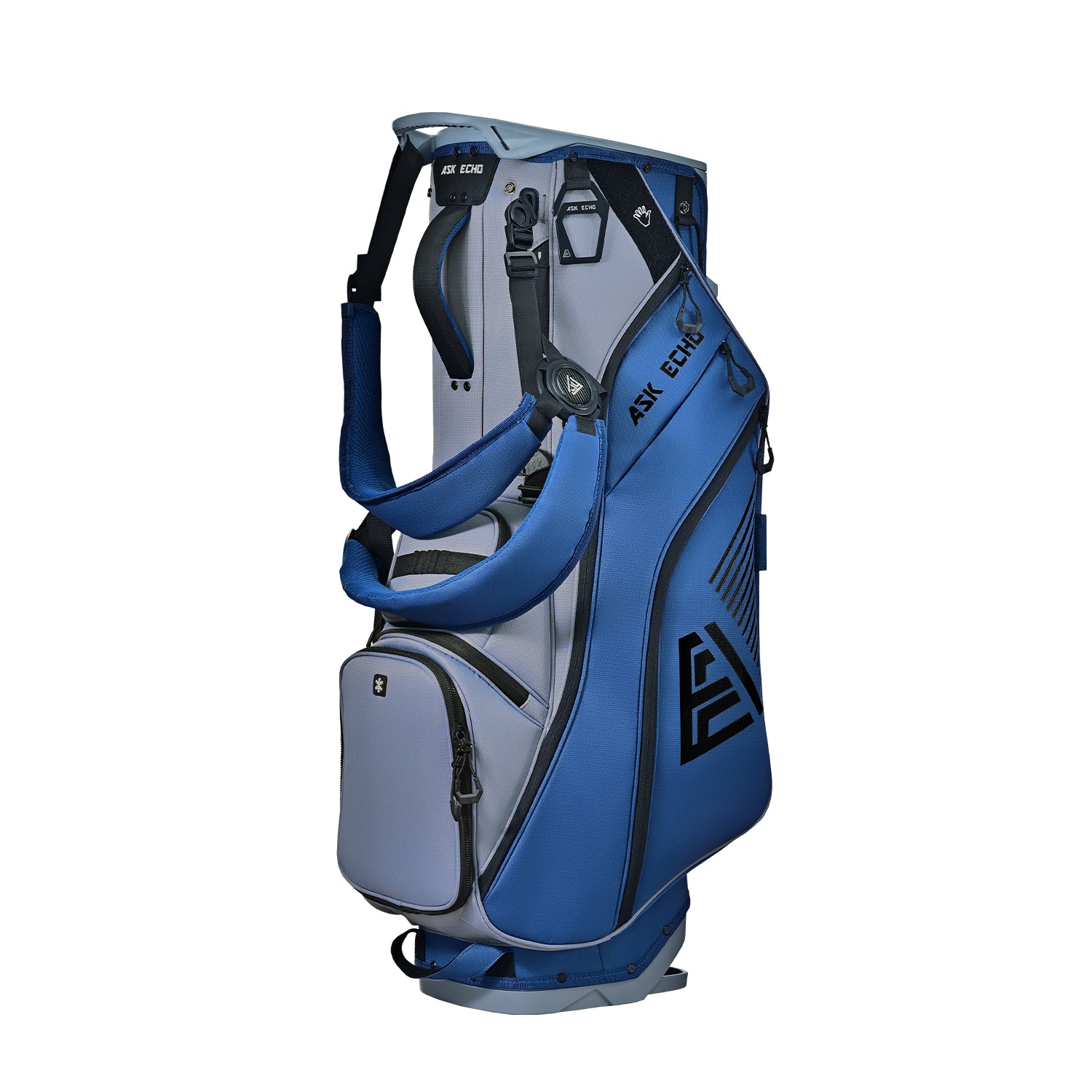 Ask Echo 2025 ST-LOCK Mecha 14 Way Dividers Quiet Hybrid Stand Bag / NavyGrey