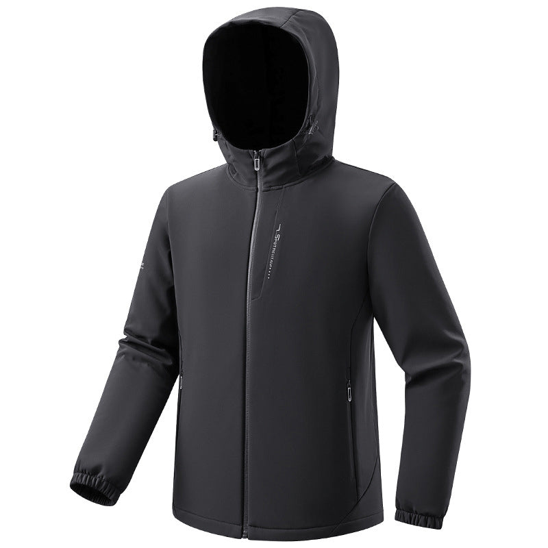 Ask Echo New Arrival Men's AW Golf Outdoor Casual Windproof Jacket Hooded Keep Warm Winter Coat