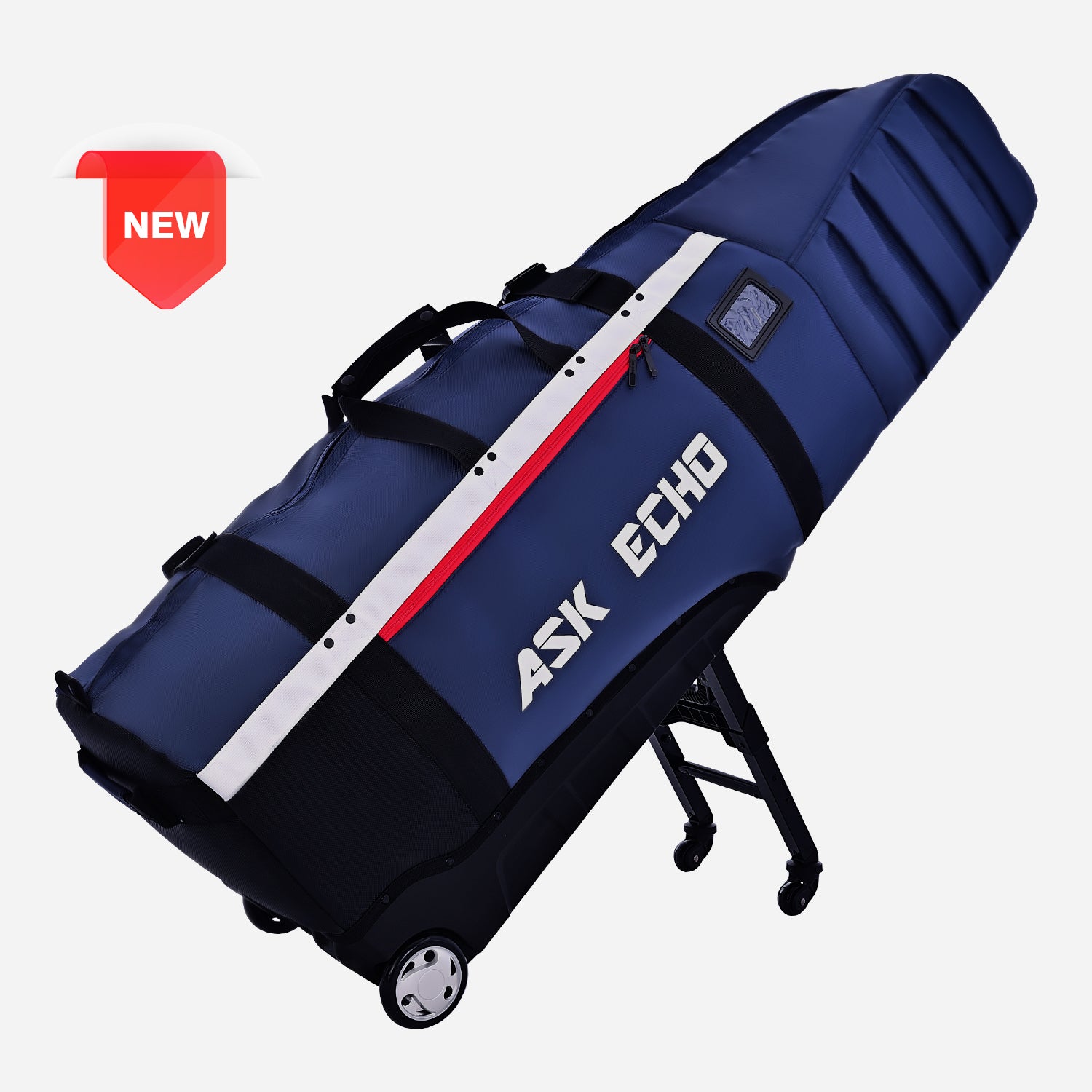 Ask Echo 2026 Locklink StableRoller Golf Travel Bag / Navy