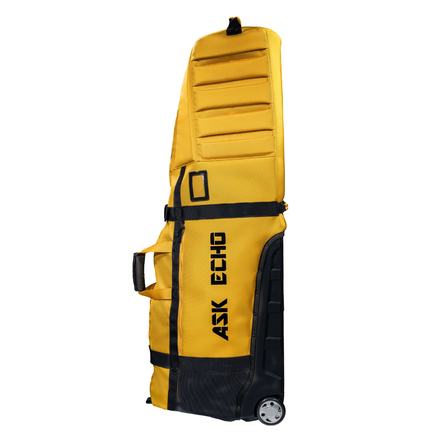 Ask Echo 2026 Locklink StableRoller Golf Travel Bag / Yellow