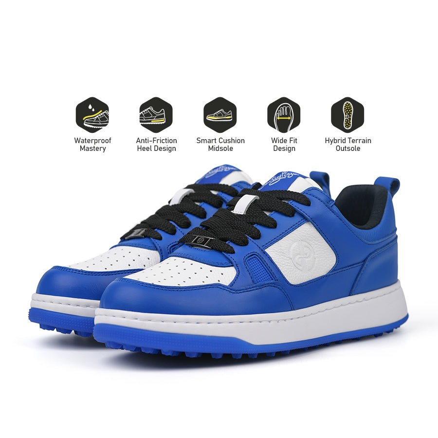 Ask Echo X Goating Player P101 Spikeless Golf Shoes / Blue