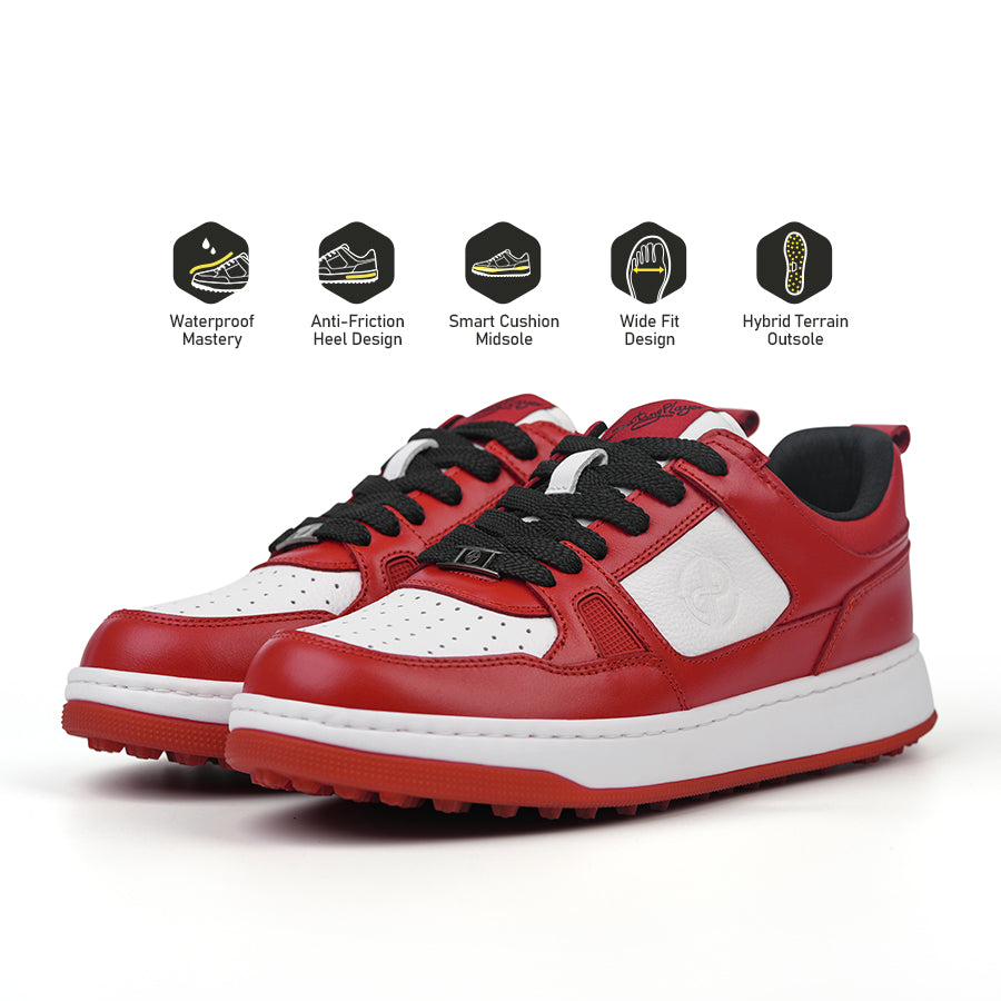 Ask Echo X Goating Player P101 Spikeless  Golf Shoes / Red