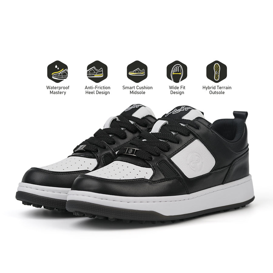 Ask Echo X Goating Player P101 Spikeless Golf Shoes / Black