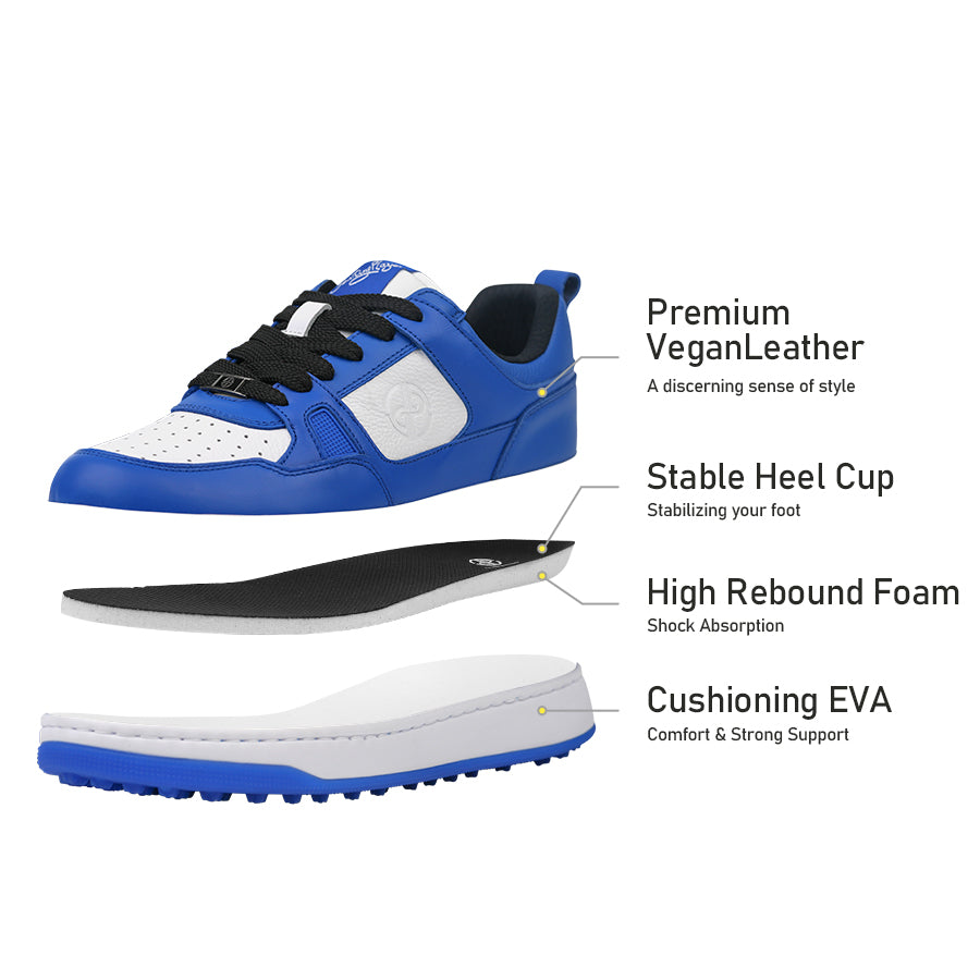 Ask Echo X Goating Player P101 Spikeless Golf Shoes / Blue