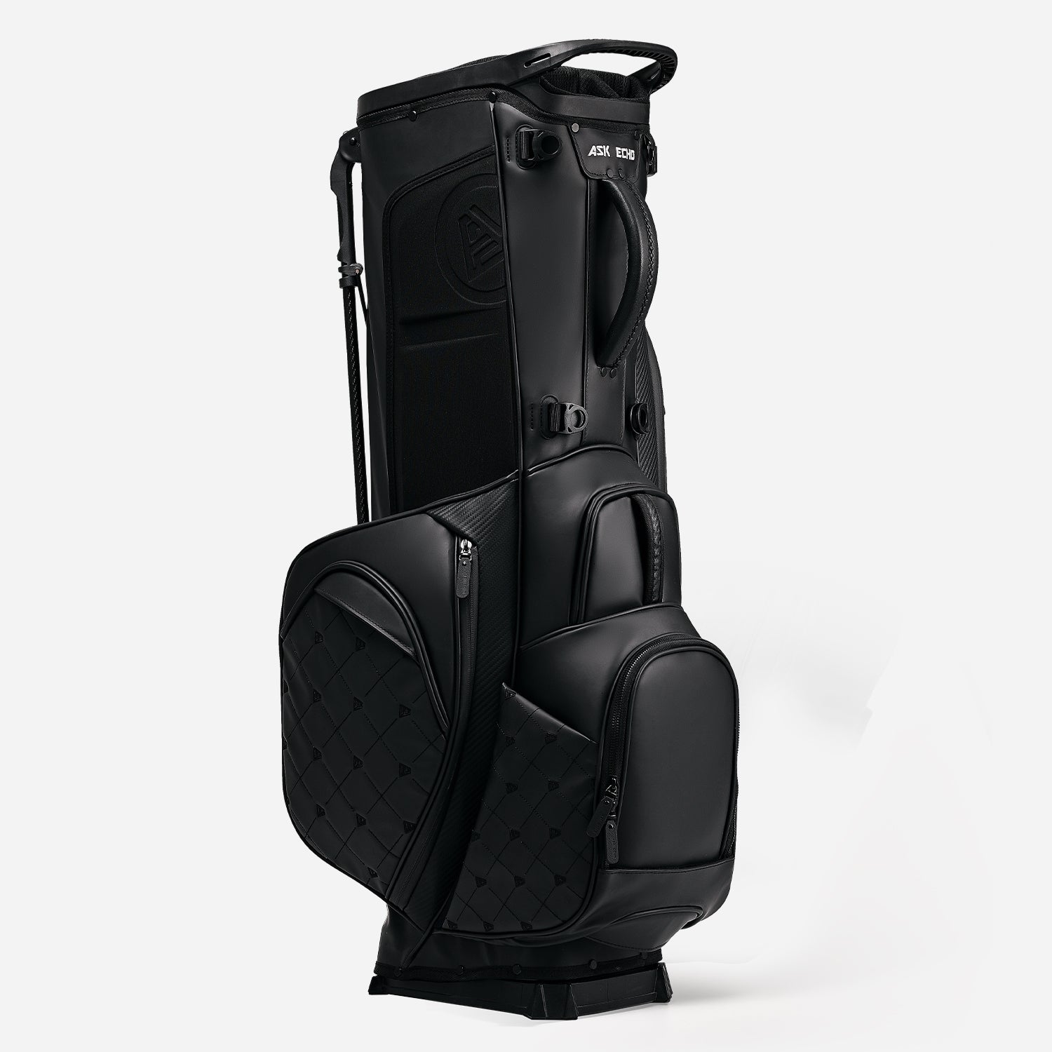 Ask Echo 2025 Prestige-14 Way Full Length Hybrid Leather Stand Bag / B