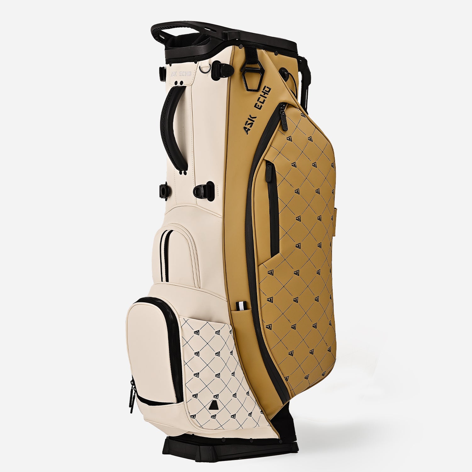Ask Echo 2025 Prestige-14 Way Full Length Hybrid Leather Stand Bag / T