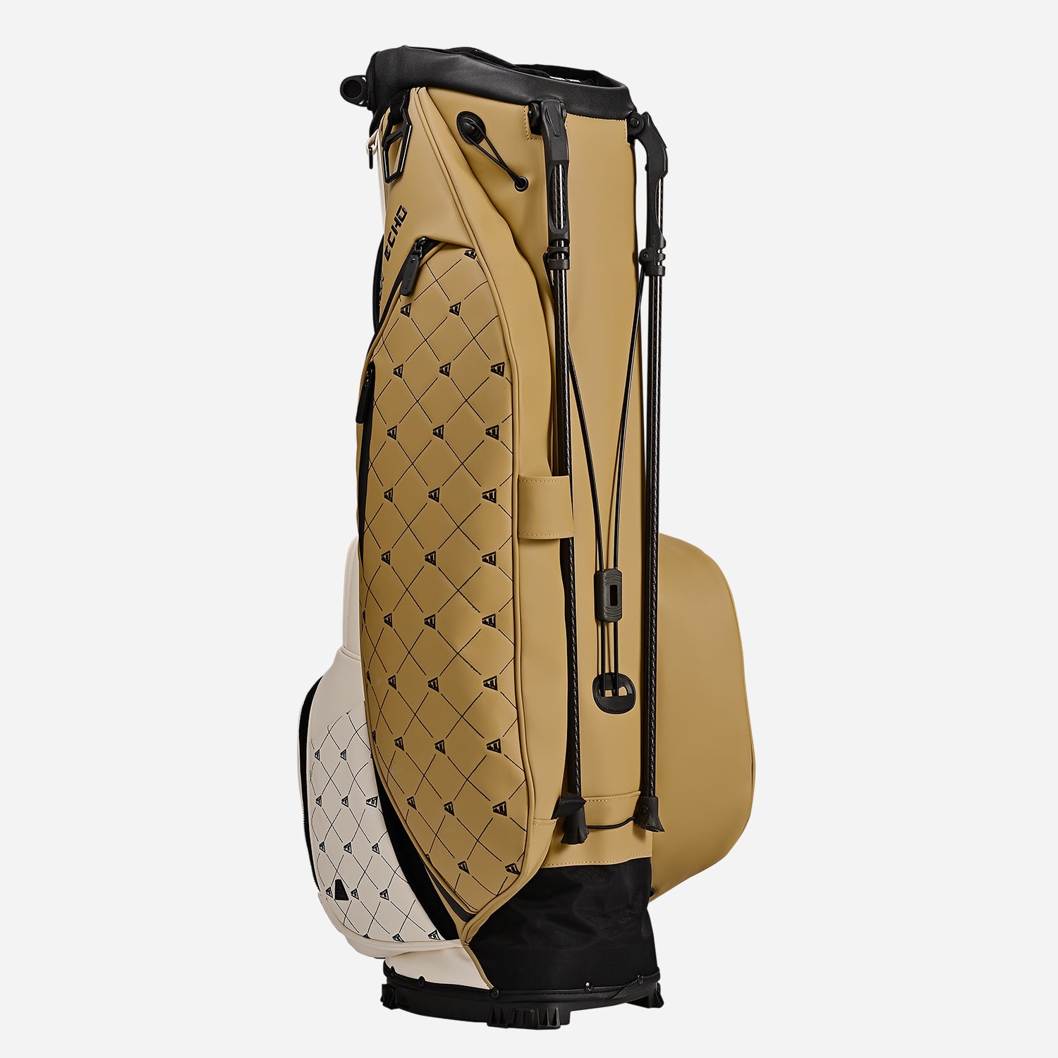 Ask Echo 2025 Prestige-5 Way Compact Leather Leather Stand Bag / Toast