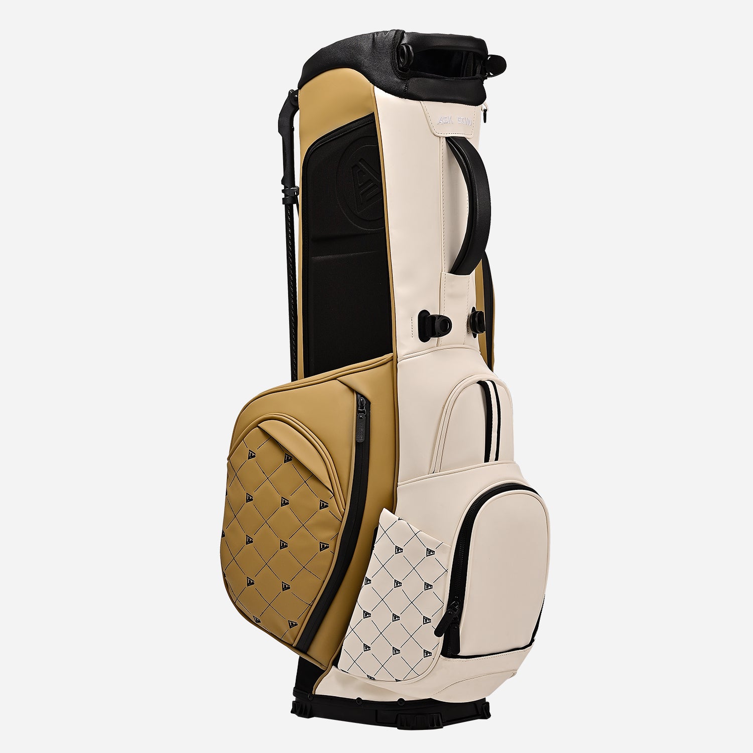 Ask Echo 2025 Prestige-5 Way Compact Leather Leather Stand Bag / Toast