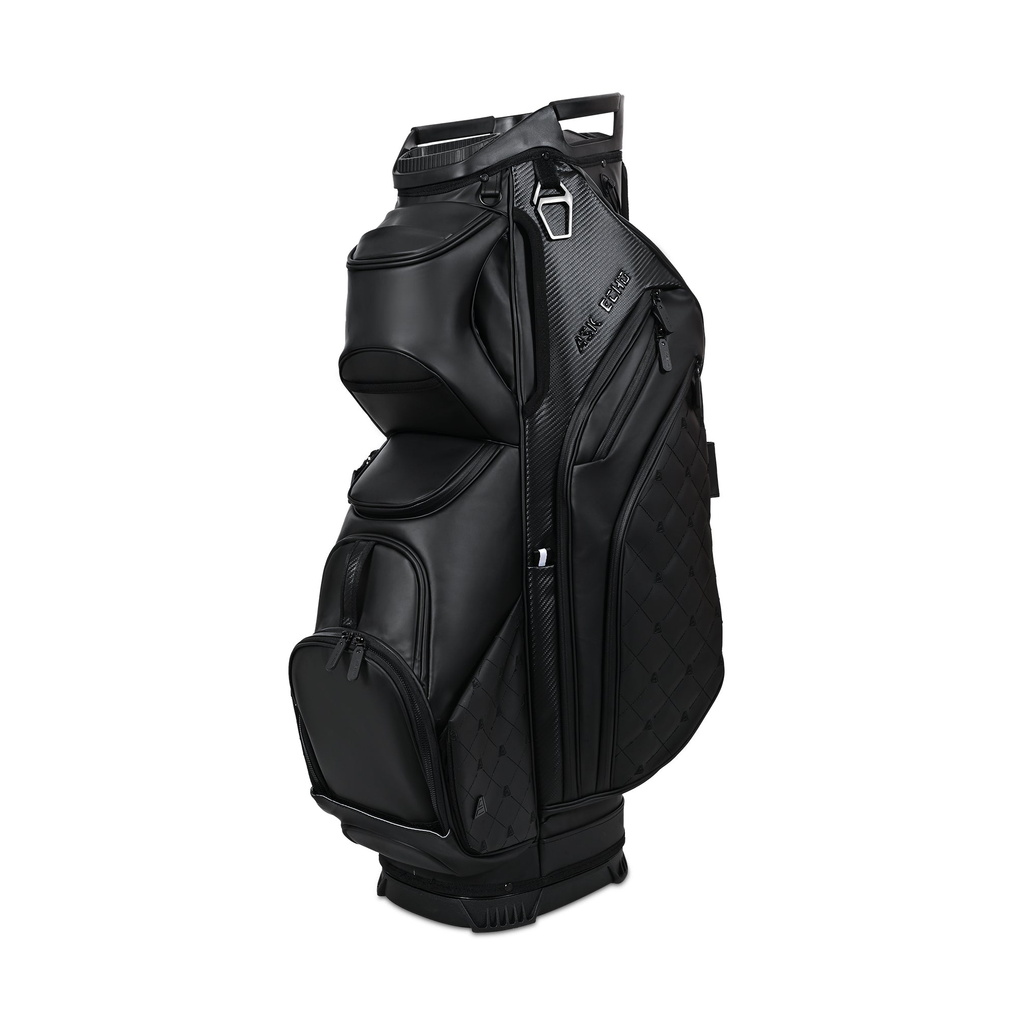 Ask Echo 2024 SLC-130LE Luxury 15 Way Full Length Dividers Golf Soundless Synthetic Leather Cart Bag