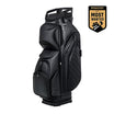 Ask Echo 2025 SLC-130LE Luxury 15 Way Full Length Dividers Golf Quiet Synthetic Leather Cart Bag / Black