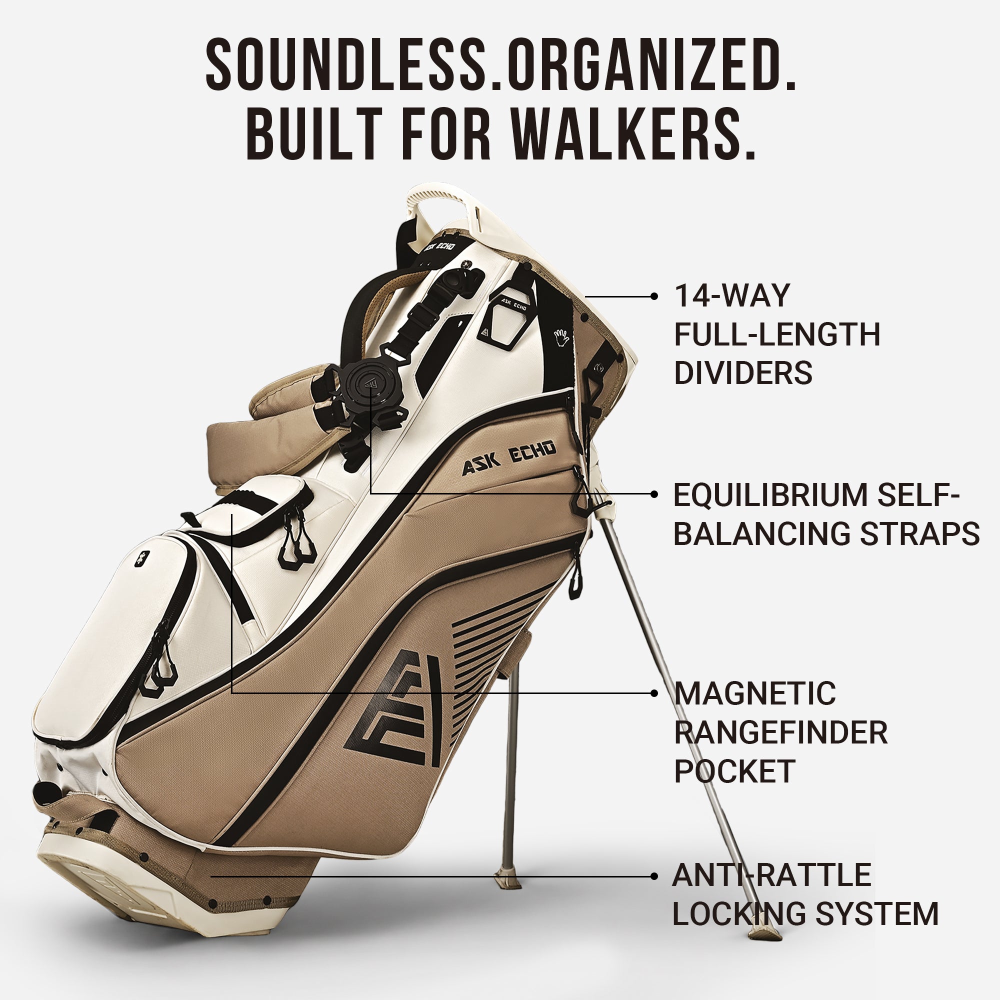 ASK ECHO | Soundless Hybrid Stand Bag