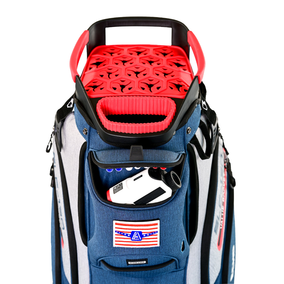 Ask Echo 2024 SLC-130 15 Way Full Length Dividers Golf Soundless Cart Bag / Navy