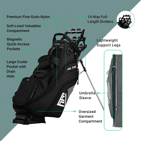 Ask Echo T-LOCK Hybrid Stand Bag  / Black