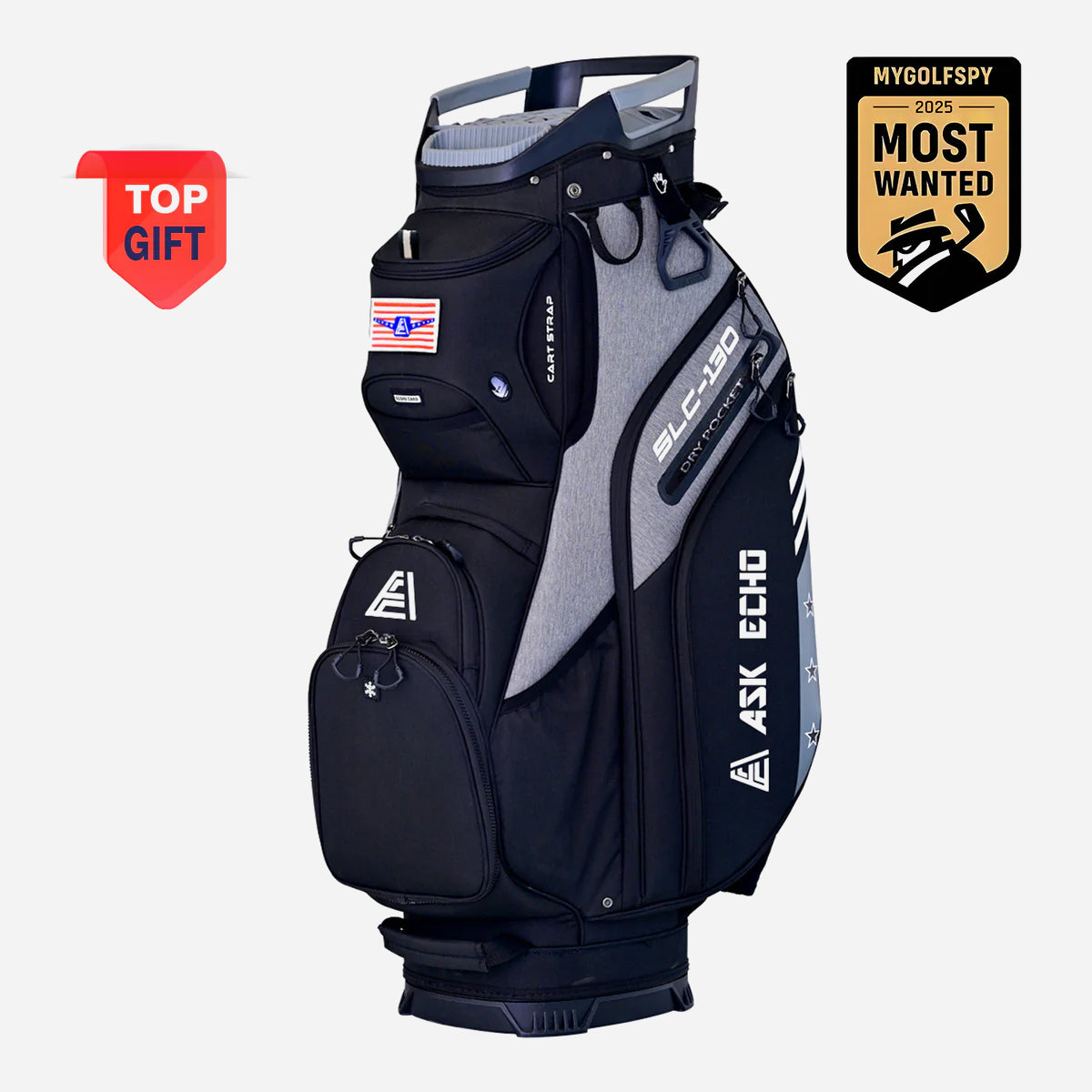 ASK ECHO SLC-130 | #1 Soundless 15-Way Golf Cart Bag