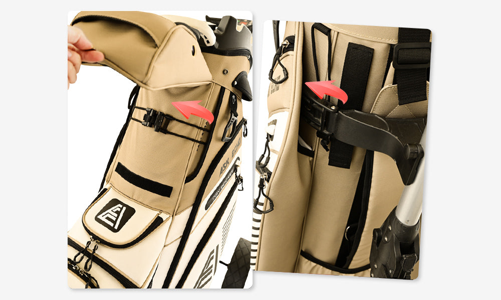 Ask Echo 2024 T-LOCK 14 Way Organizer Dividers Golf Silent Cart Bag /