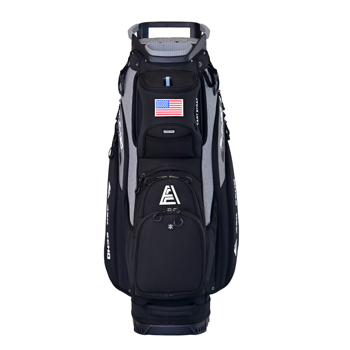 Ask Echo 2024 SLC-130 15 Way Full Length Dividers Golf Soundless Cart Bag / Black