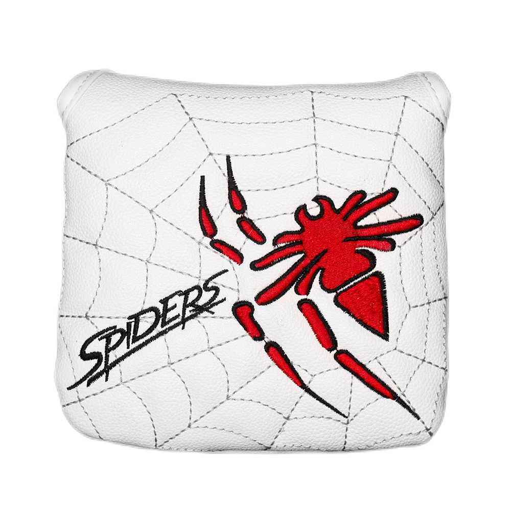 Spider Embroidery Square Mallet Putter Head Cover