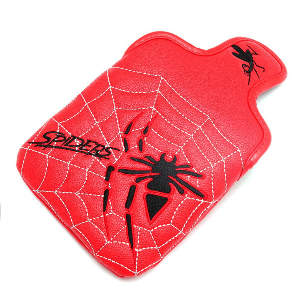 Spider Embroidery Square Mallet Putter Head Cover