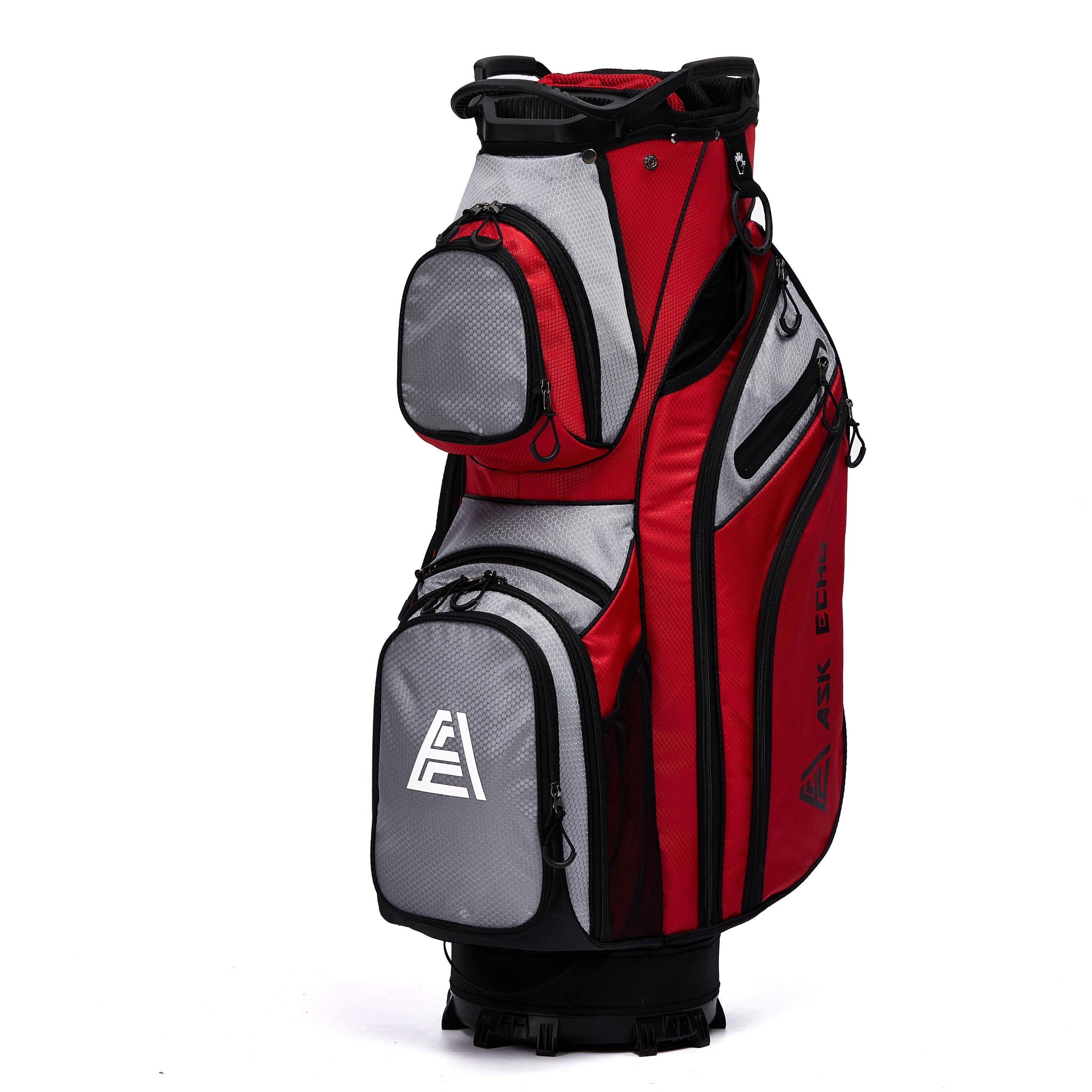 Ask Echo WINNER 2.0 15 Way Full Length Dividers Golf Organizer Cart Bag / Navy