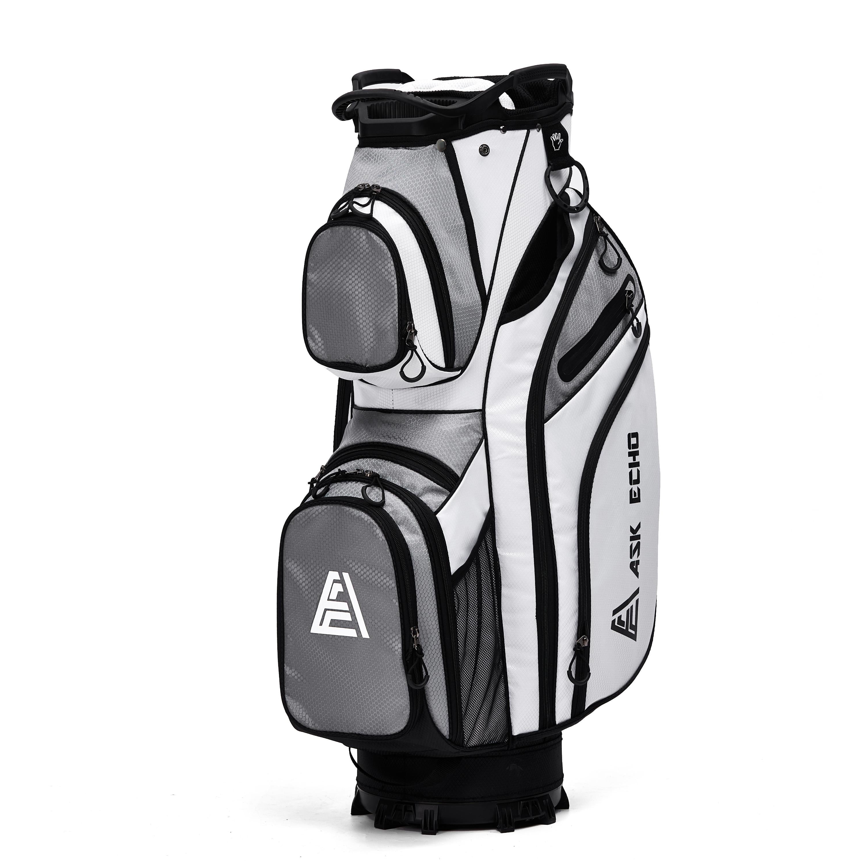 Ask Echo WINNER 2.0 15 Way Full Length Dividers Golf Organizer Cart Bag / Navy