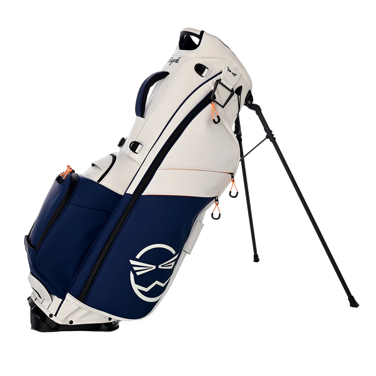 Ask Echo X Eagole 4 Grid High-Quality Golf LUX Leather Stand Bag / Sapphire Blue