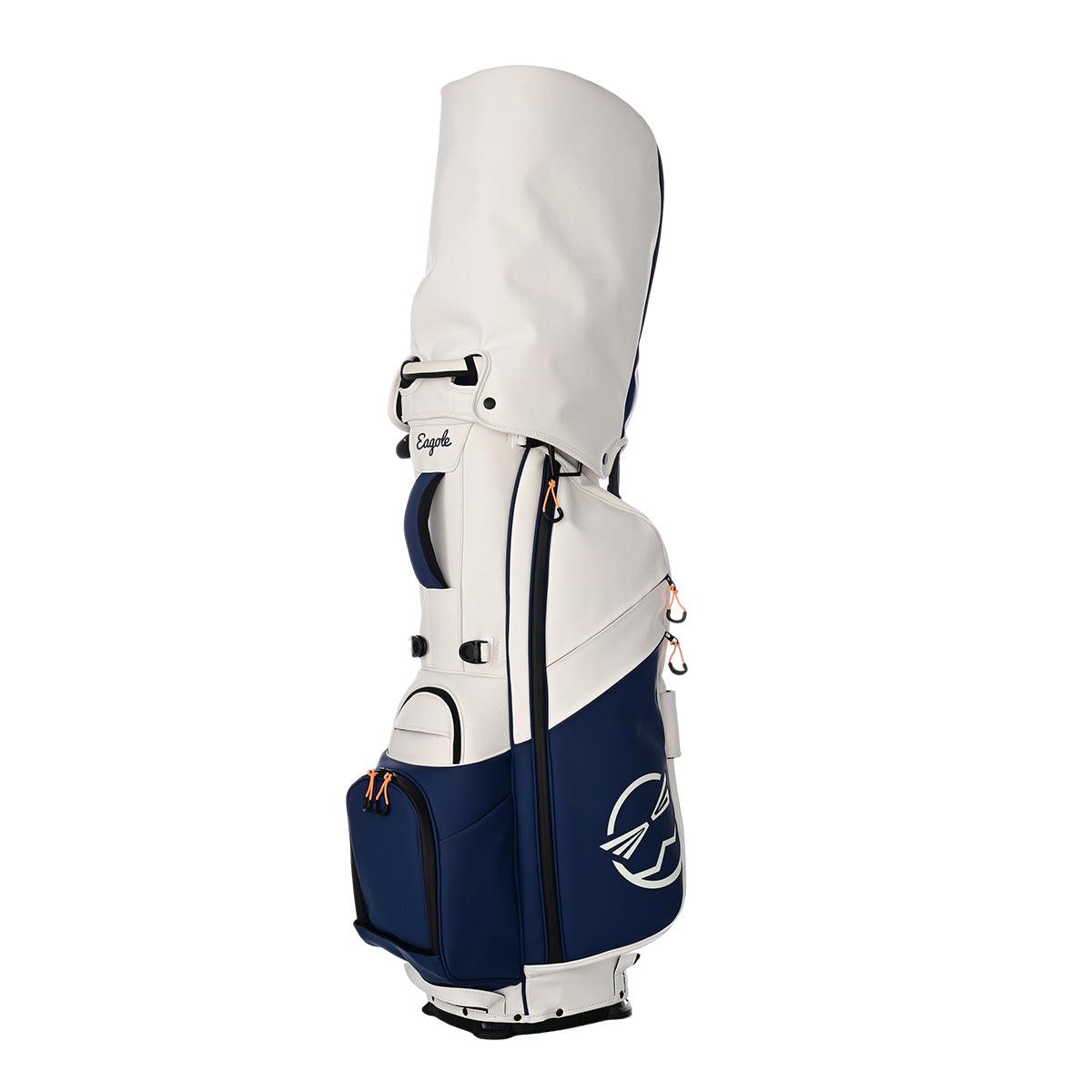 Ask Echo X Eagole 4 Grid High-Quality Golf LUX Leather Stand Bag / Sapphire Blue